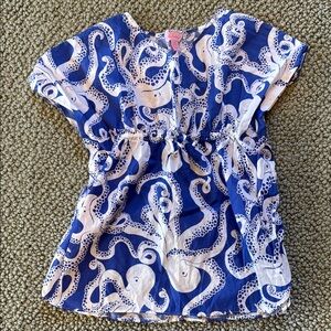 Lilly Pulitzer Girls Octopus Beach Coverup | Size Small (4/5)
